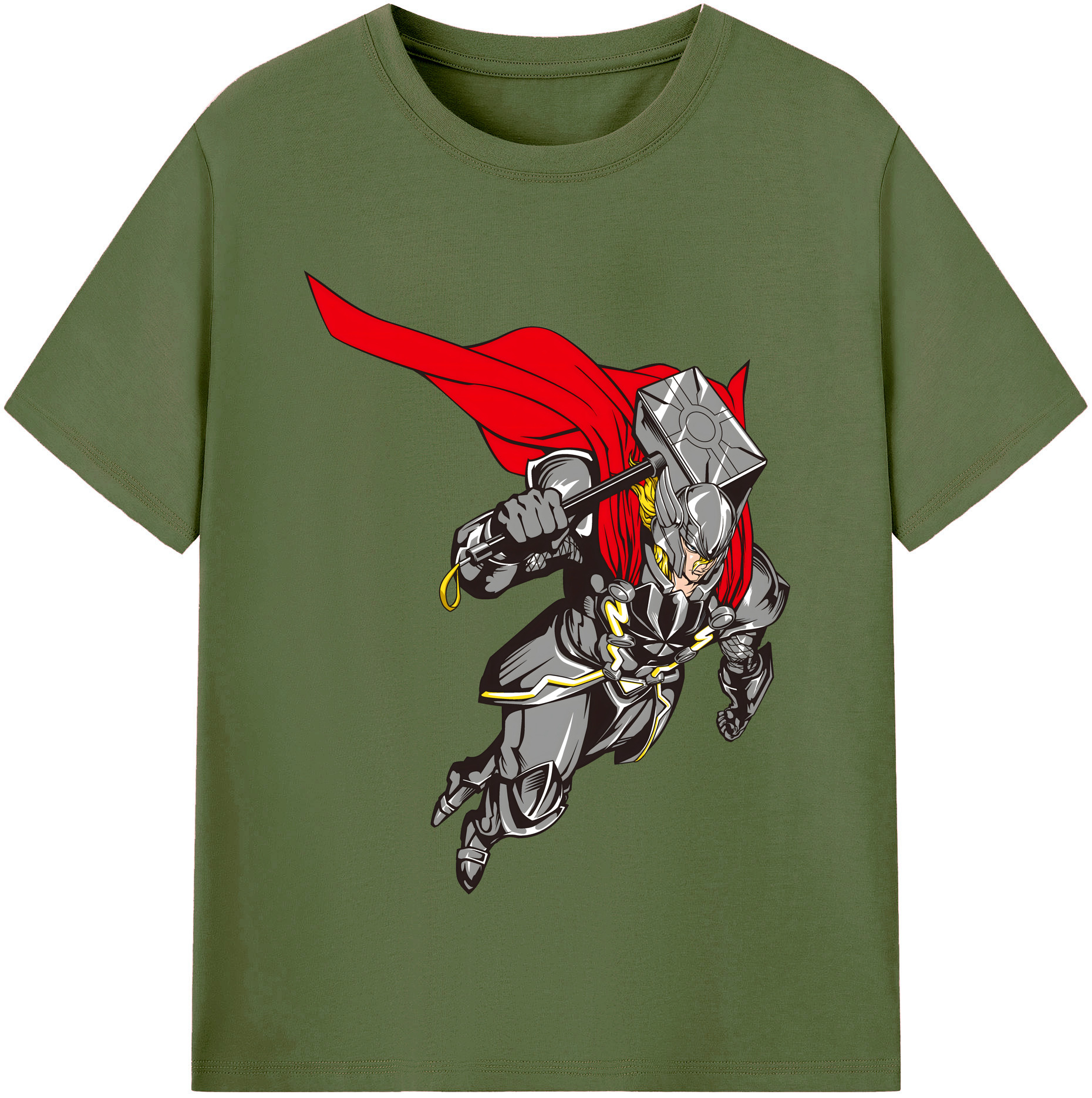 （画像用） アベンジャーズ The Avengers 綿100％半袖Tシャツ（フロントプリント）